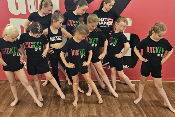 Got2Dance dancers together in the Hawick studio